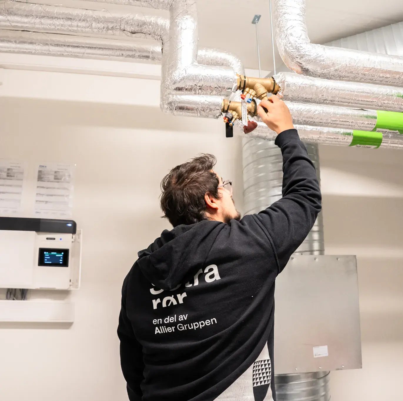 Installasjon av bereder for varmeanlegg